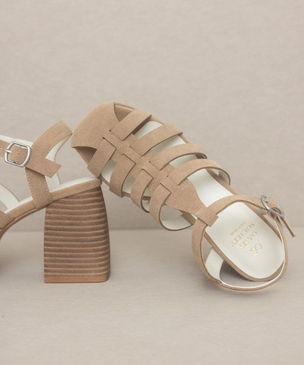The Hailee - Gladiator Platform Heel
