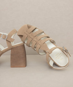 The Hailee - Gladiator Platform Heel