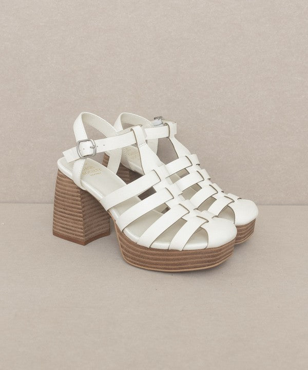 The Hailee - Gladiator Platform Heel