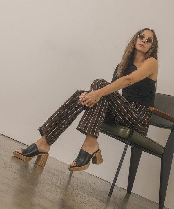Camille - Platform Slide Heel - The Lelia